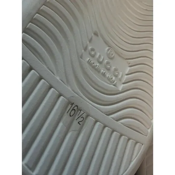 NEW AUTHENTIC Gucci Ace Embroidered Snake Sneakers Men Size 16.5 US Leather - Picture 7 of 13